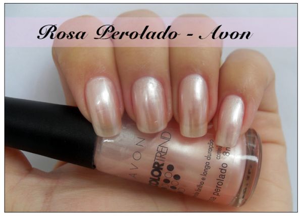 Esmalte rosa perolado